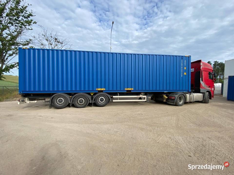 Kontener 40HC z dostawą szczelny stalowy magazyn