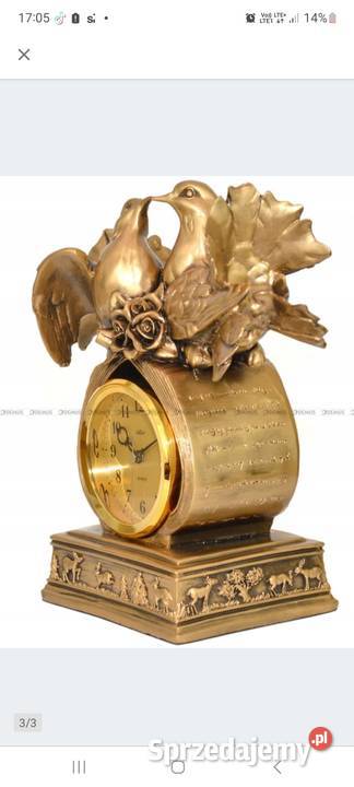 Zegar kominkowy kujawsko-pomorskie Nowe