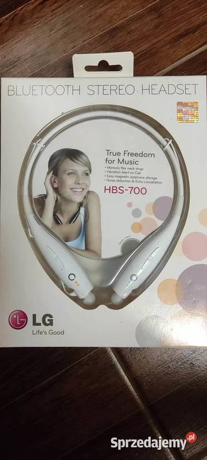 NOWY Zestaw słuchawkowy Bluetooth LG HBS-700