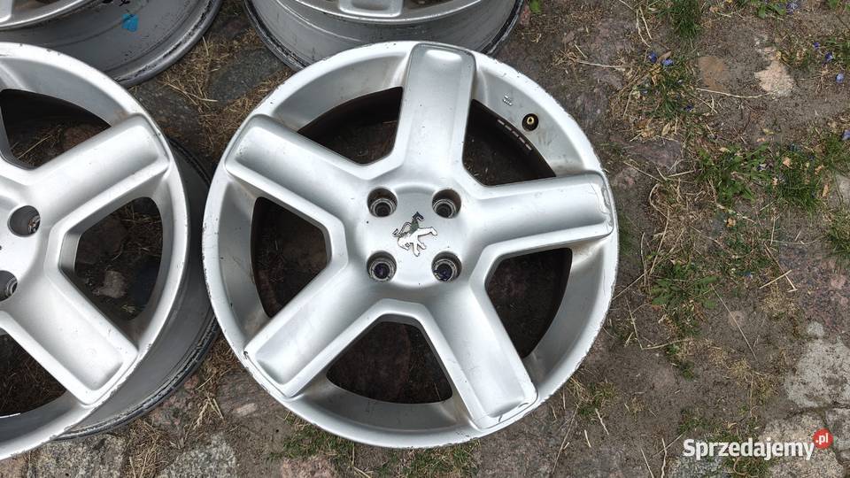 Alufelgi Peugot Atlantis 7Jx17 komplet śrub zachodniopomorskie Stargard