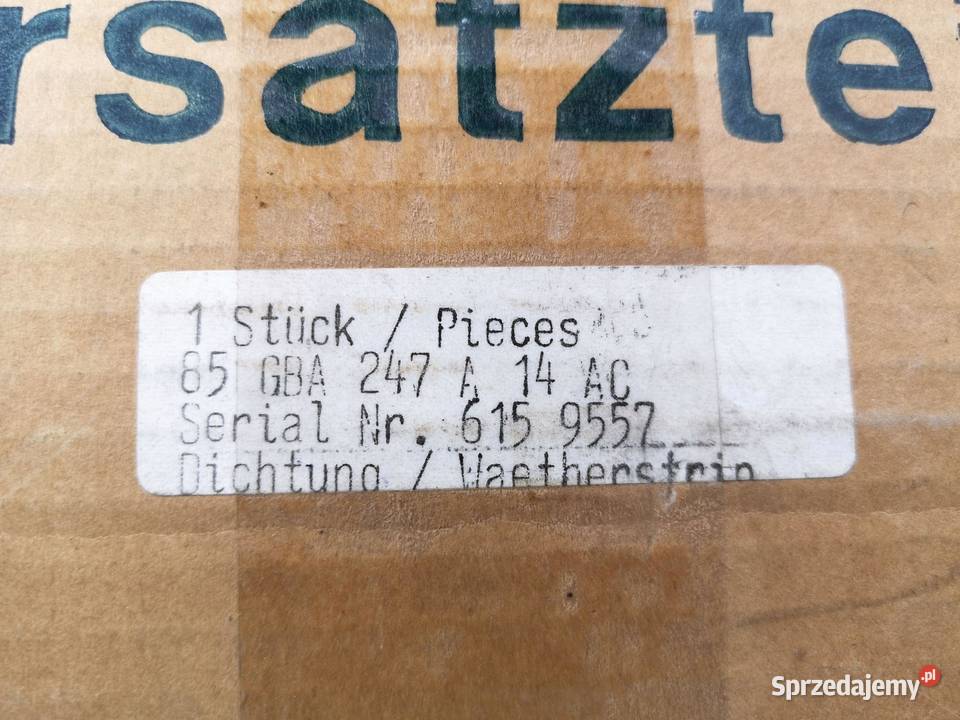 USZCZELKA PROGOWA FORD SCORPIO I 19851994 OE ASO