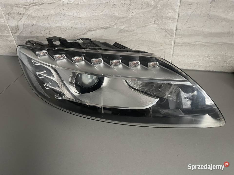 AUDI Q7 LIFT PRAWA BIXENON SKRĘTNY LED Lampy przednie Ostroróg