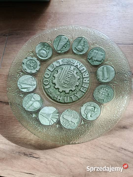 Talerz okolicznościowy huta Ferrum Ząbkowice PRL Pozostałe Choszczno