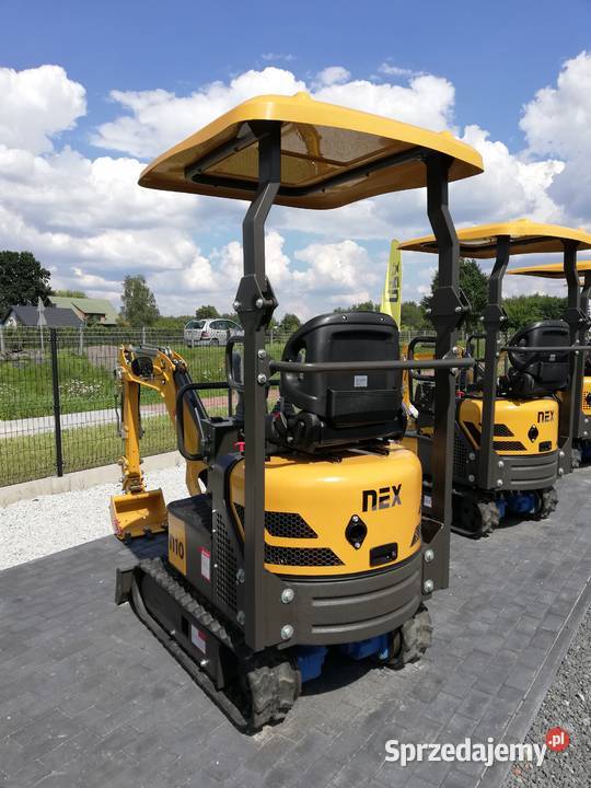 Nowa Minikoparka NEX N10 Ramie skrętne mini Brzeziny