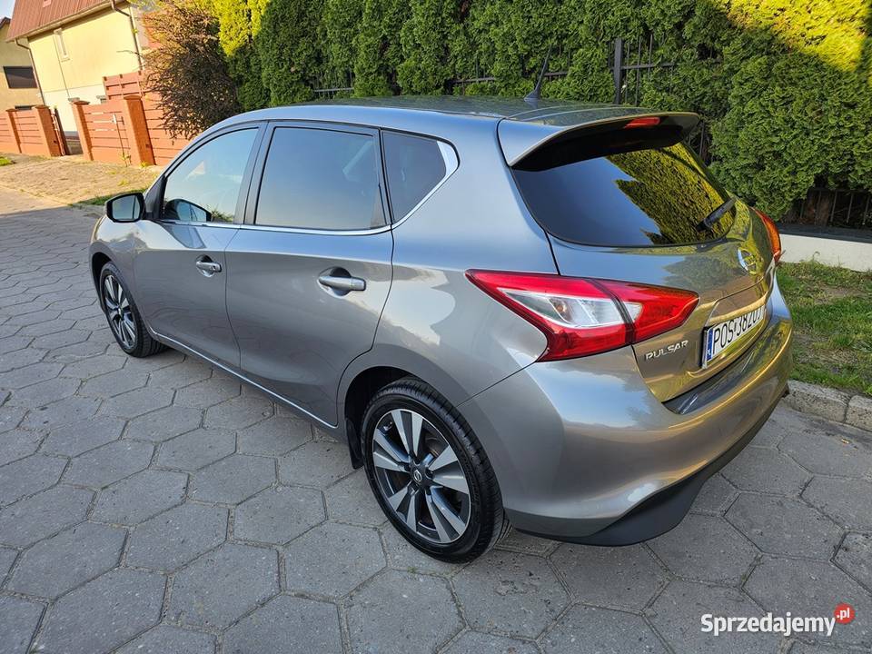 Nissan Pulsar Tekna 12 115 2014 r Automat Zarej kurtyny powietrzne Ostrów Wielkopolski