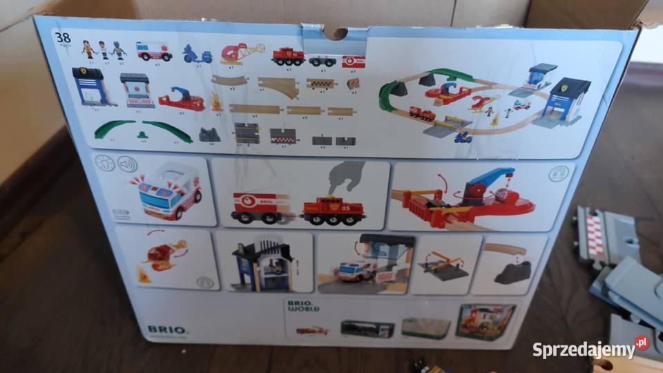 Brio Trains Vehicles Zestaw Deluxe Straż Pożarna