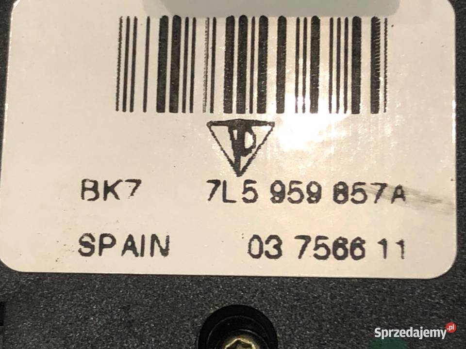 PRZEŁACZNIK SZYB PORSCHE CAYENNE 7L5959857A 0210 Mechanizmy opuszczania szyb