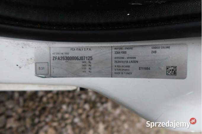 FIAT DOBLO MAXI 2018 124800 ccm 95 Warszawa