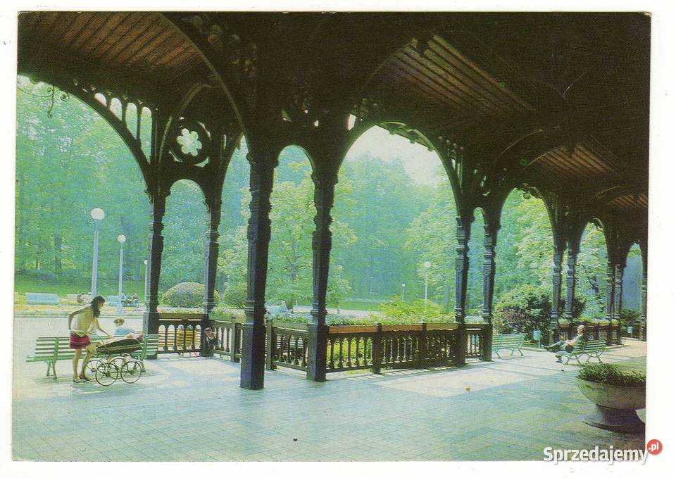 SZCZAWNO ZDRÓJ HALA SPACEROWA 2 POCZTÓWKA Antyki, Sztuka, Kolekcje Krynki