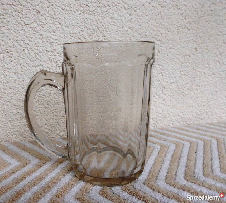 Szklany kufel do piwa Pinta Klask z 1964r poj Warszawa