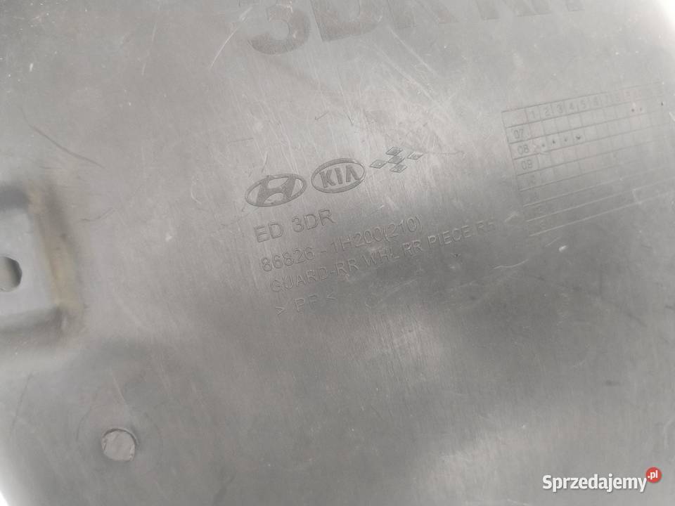 NADKOLE PRAWY TYŁ SMART FORTWO 450 868261H200 osobowe sprzedam