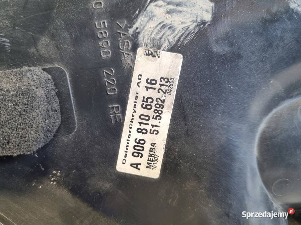 PRAWE LUSTERKO Mercedes Sprinter 906 PASAŻERA lubelskie Chełm