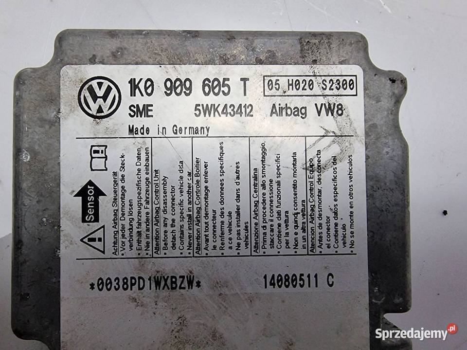 MODUŁ SEAT TOLEDO III 1K0909605T Pozostałe Lipno