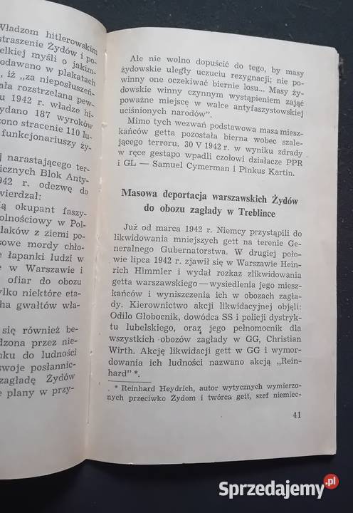 Wacław Poterański Warszawskie Getto KiW 1968 r Koźminek