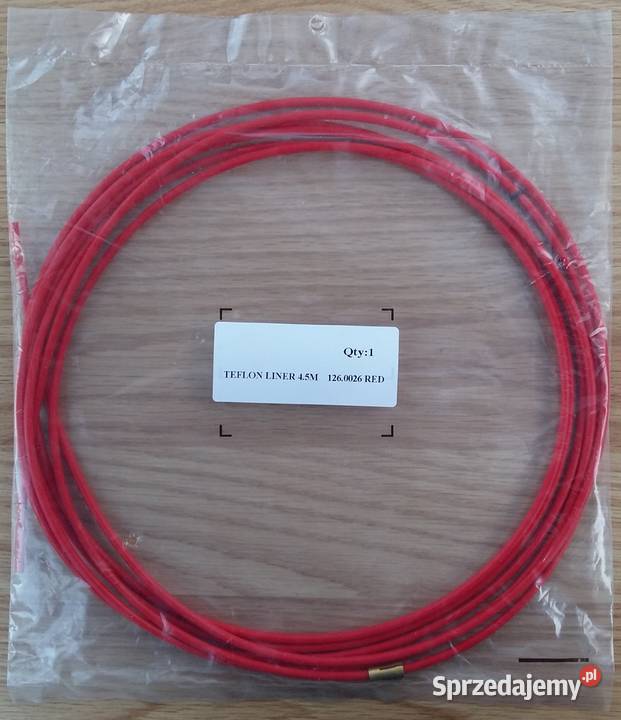 Wkład teflonowy prowadnik RED 45 mb Czerwony śląskie Gliwice