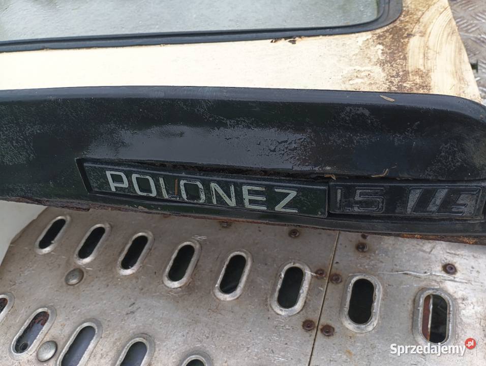 Klapa tylna polonez Borowiczlotka spojler Klapy bagażnika Nisko