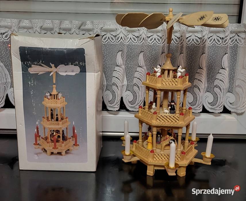 Karuzela Piramida świecznik 3 piętrowa Boże Koszalin