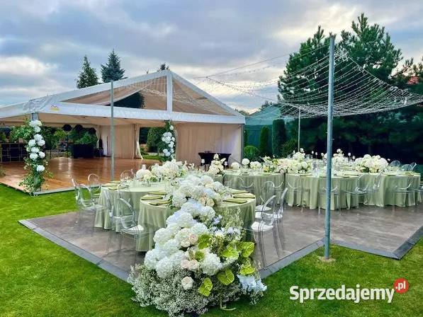 Wynajem namiot hala namiotowa bankietowa wesele Obsługa imprez Wyszków