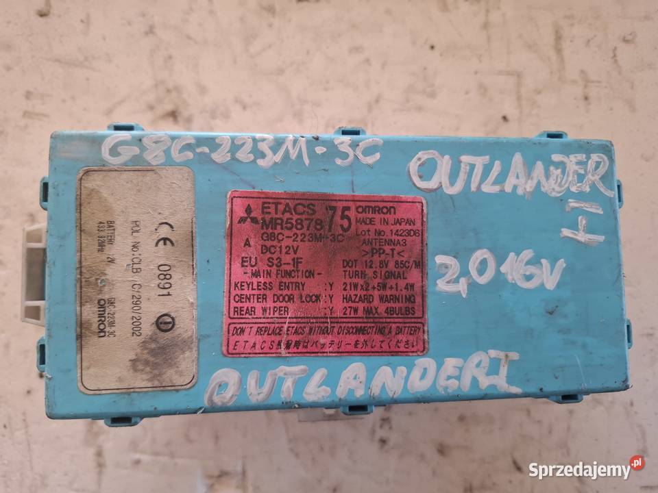 MITSUBISHI OUTLANDER moduł sterownik G8C223M3C Kielce