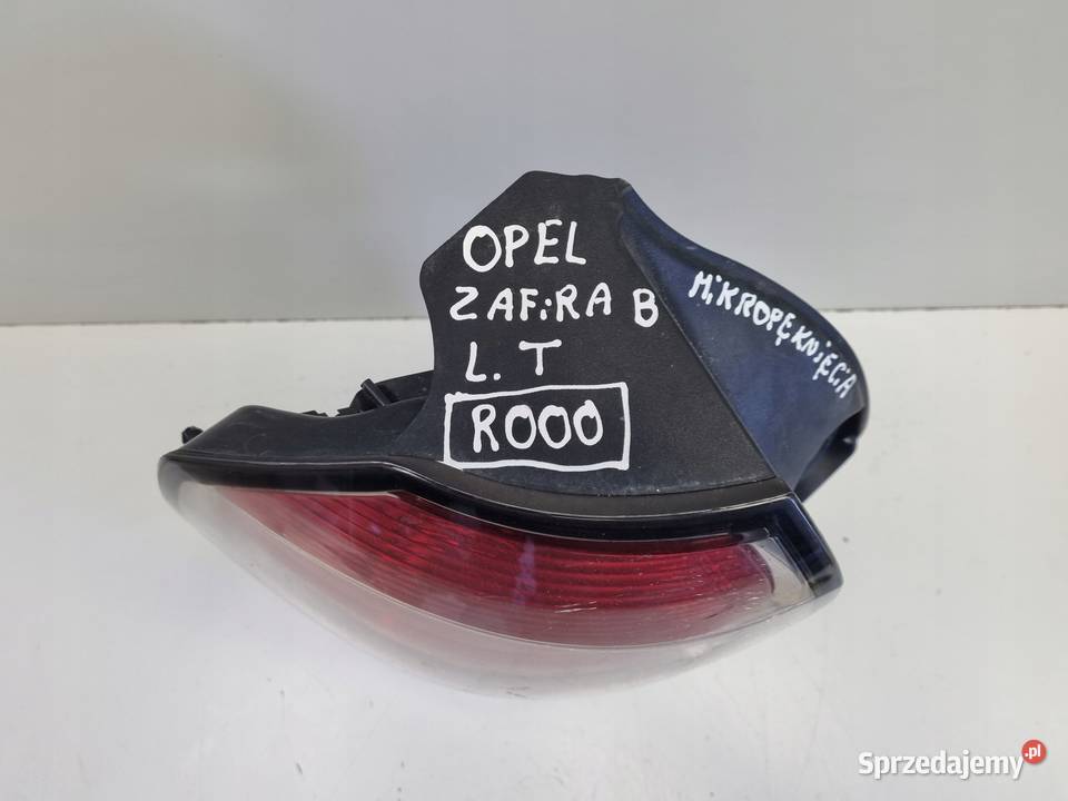 TYLNA LAMPA LEWA lewy tył kierowcy Opel Zafira B Rudka