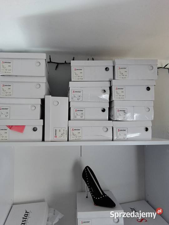 Buty damskie na szpilku posiadam z 60 par nowe w Granowiec sprzedam