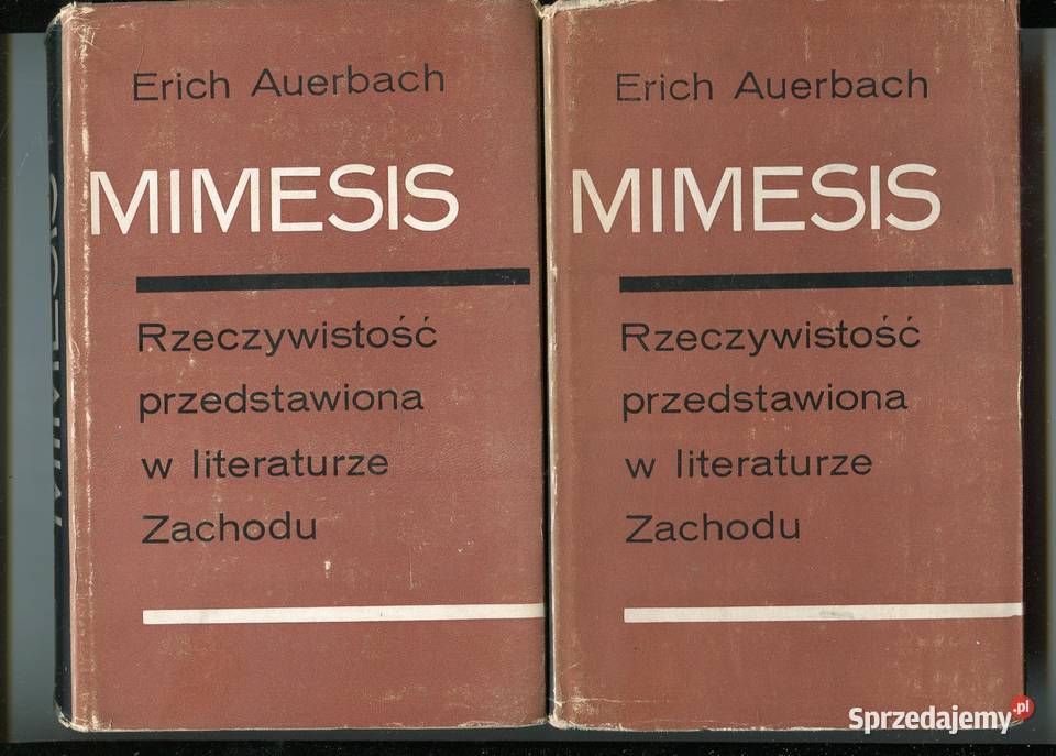 Mimesis Rzeczywistość przedstawiona w twarda z obwolutą Szczecin sprzedam