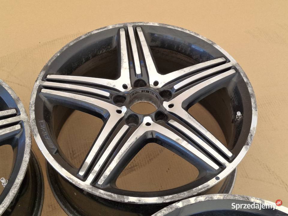MERCEDES AKLASA W176 AMG FELGI ALUFELGI KOMPLET Średnica 18" Bieleń
