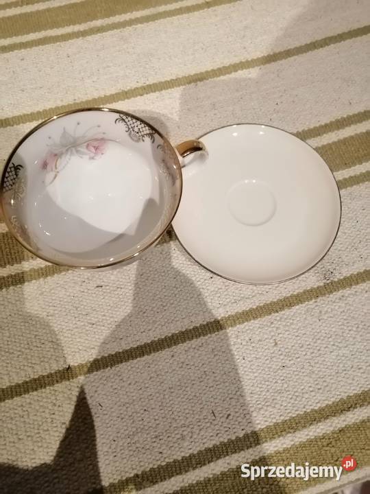 Filizanka porcelanowa ze spodkiem Chodziez Porcelana i szkło Legnica