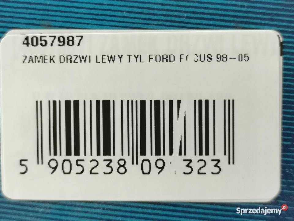 ZAMEK DRZWI LEWY TYŁ FORD FOCUS 19982005 Części samochodowe