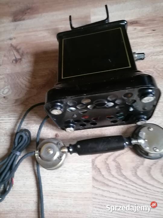 Stary telefon na korbke z lat 50 lat 30 tych małopolskie Kraków