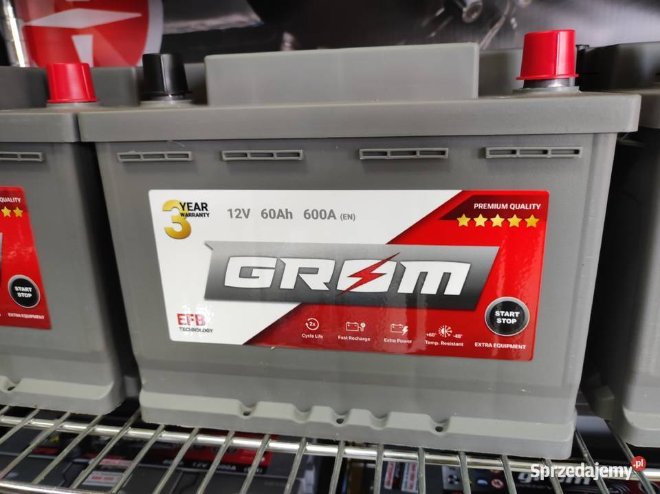 Akumulator GROM EFB STARTSTOP 60Ah 600A Opole