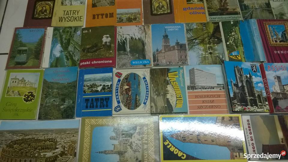 książeczki widokowe pamiątki z wycieczek Warszawa