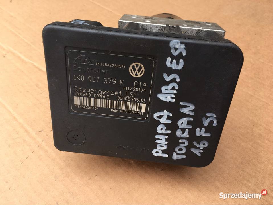 Pompa Abs Esp Touran 1K0907379K 1K0614517H Chojnice sprzedam