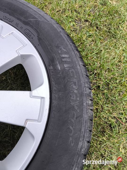 Felgi aluminiowe 15 Opel z oponami letnimi Samochodowe Wręczyca Wielka