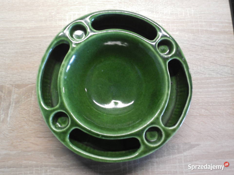 ŚWIECZNIK ADWENTOWY JASBA KERAMIK NIEMCY LATA 70 Porcelana i szkło Raszków