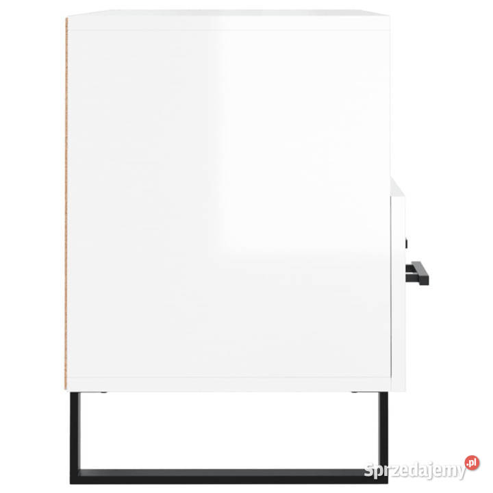 Szafka pod TV biała wysoki połysk 80x36x50 Warszawa