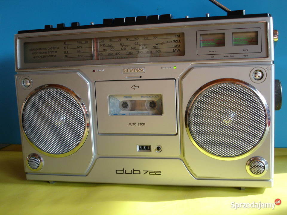 Radiomagnetofon SIEMENS CLUB 722 Zielona Góra