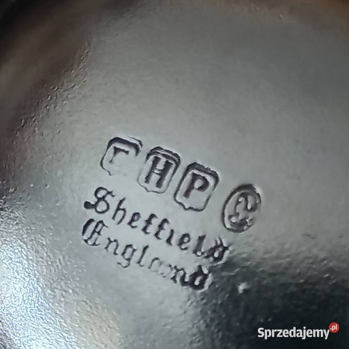 Zestaw mlecznik cukiernica plater Sheffild sprzedam