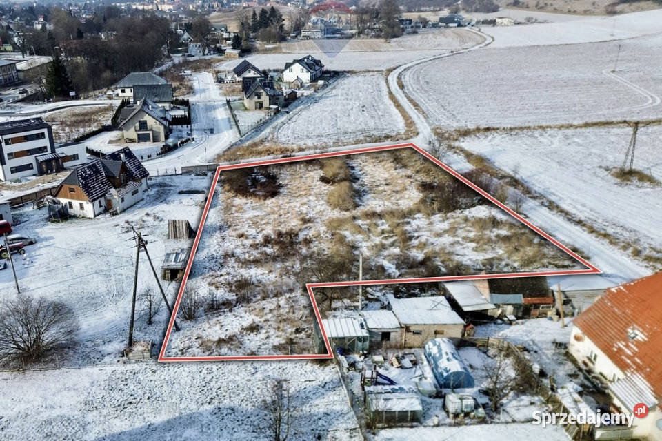 Działka budowlana 2873 m z mediami i dojazdem budowlana Jeleniów