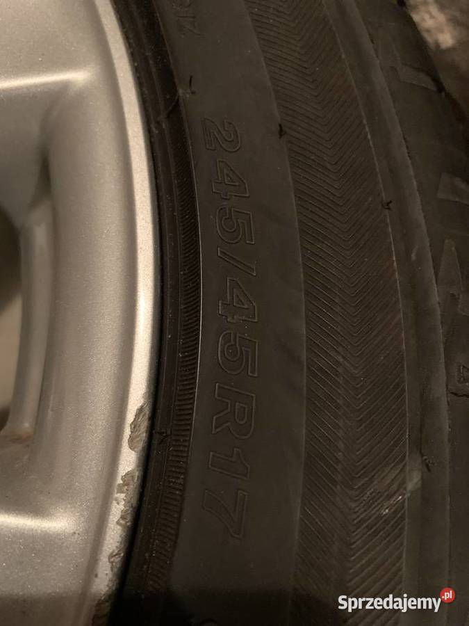 Alufelgi lexus 5x1143 na letnich Bridgestone 17 Miedziana Góra sprzedam