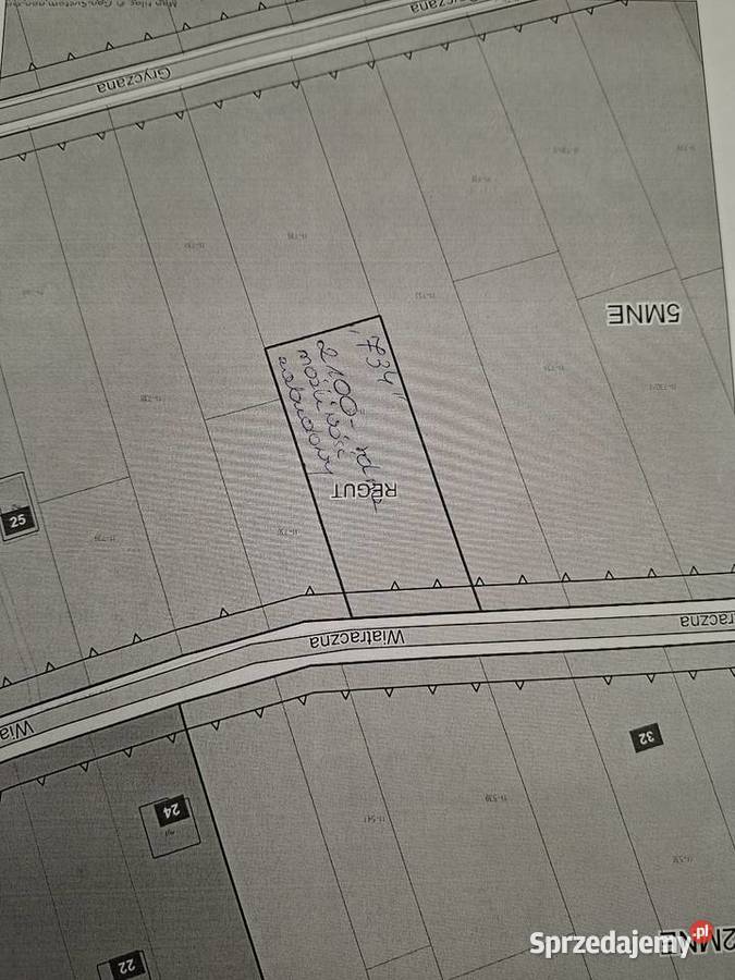 Sprzedam działkę budowlaną Regut