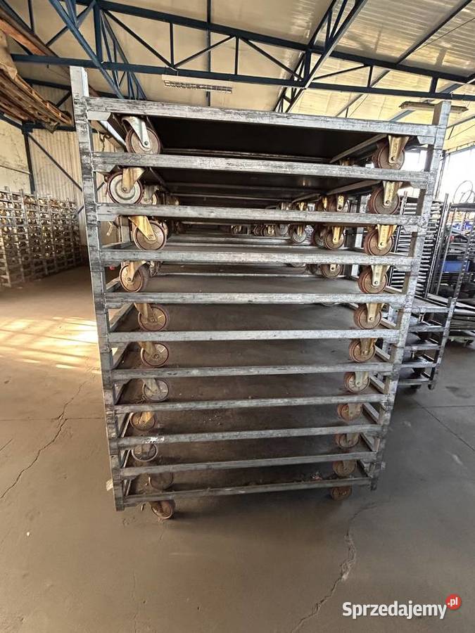 Wózki duńskie kwiatowe CC transportowe regały wielkopolskie Śmigiel