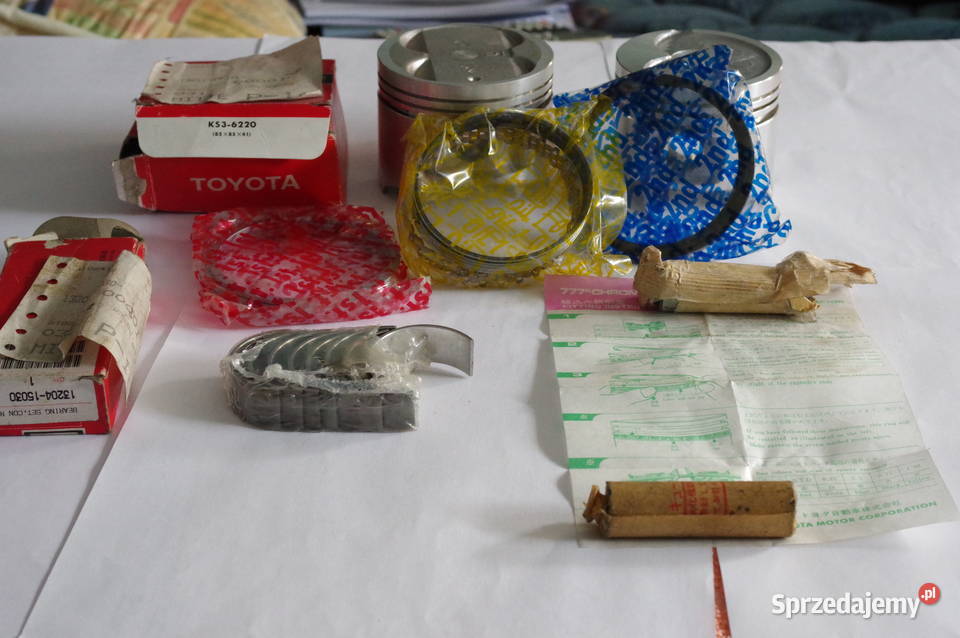 Toyota tłok pierścienie panewki osobowe