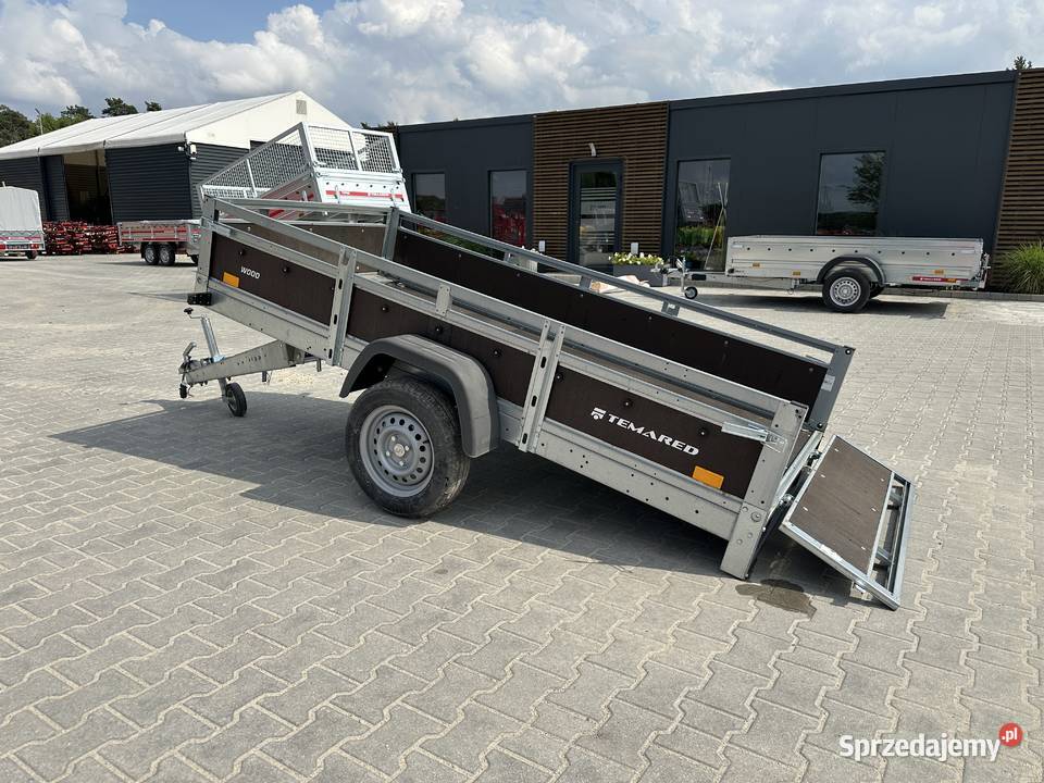 Przyczepka samochodowa TEMARED WOOD 2612 burtowe Wrocław sprzedam