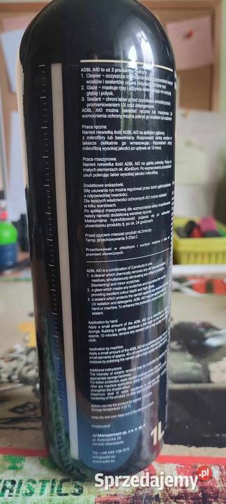 ADBL AIO 1L Akcesoria samochodowe podlaskie Grabówka sprzedam