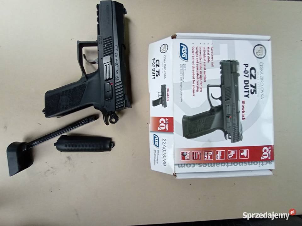 Wiatrówka CZ 75 P07 Duty BlowBack 45 mm Żyrardów