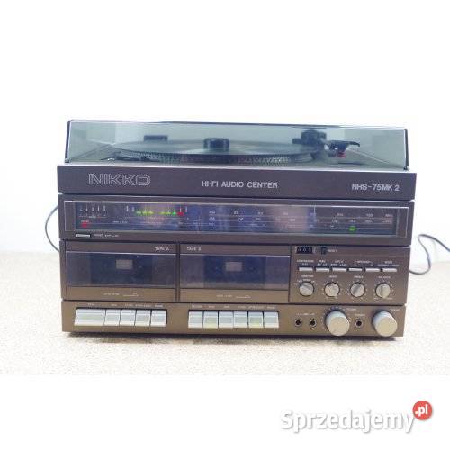 Nikko NHS75 MK II Audio Center z gramofonem i śląskie