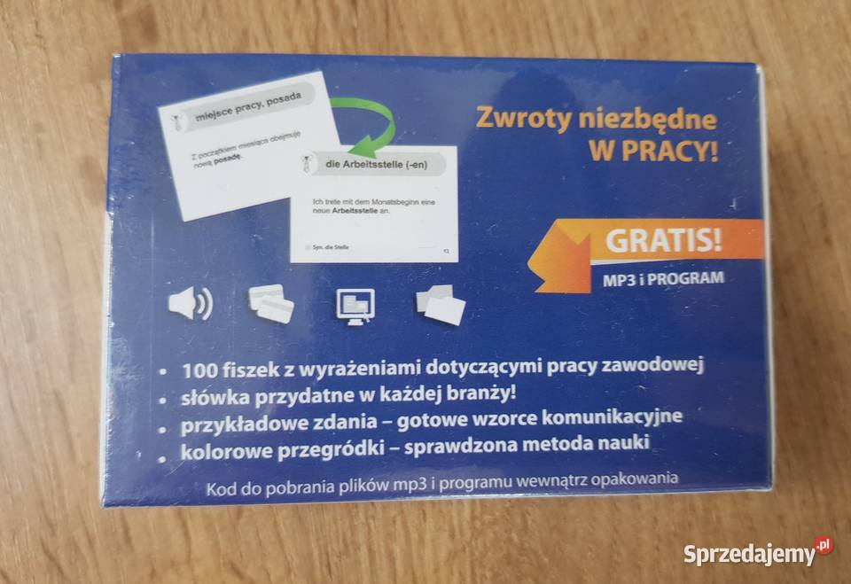Niemiecki w pracy 100 Fiszek Edgard mp3 i Golina