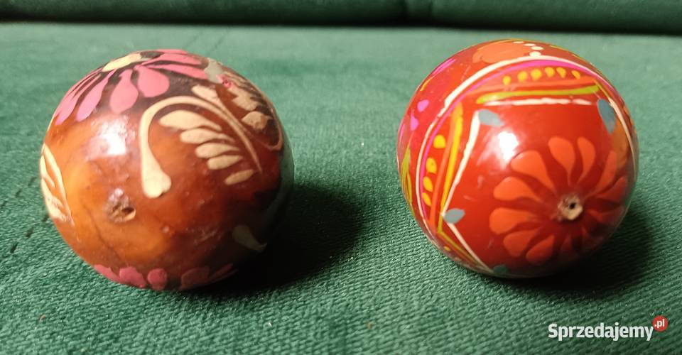 Drewniane pisanki Wielkanocne prl małopolskie Zbylitowska Góra