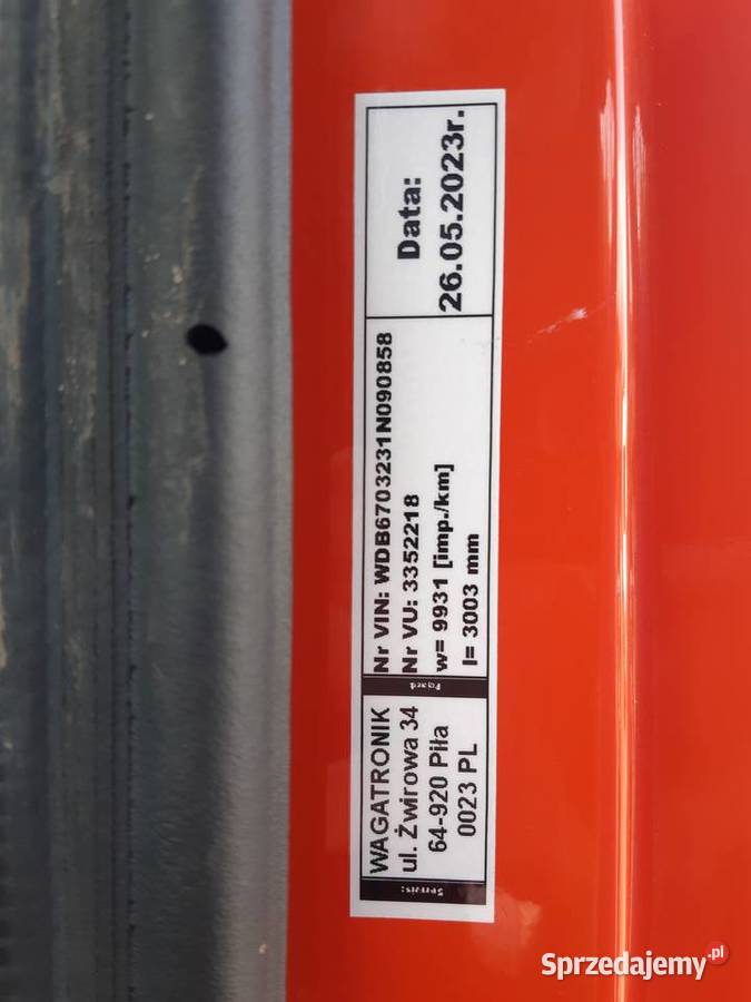Mercedes 814 Vario Izotermy Drawski Młyn sprzedam